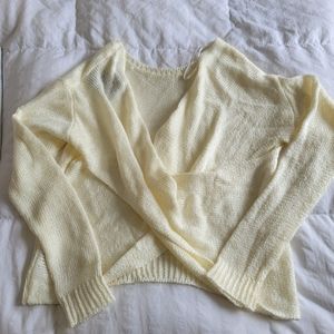 Forever 21 cross back sweater